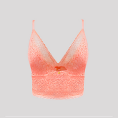 Adorable ballerine longue en dentelle transparente triangle bralette