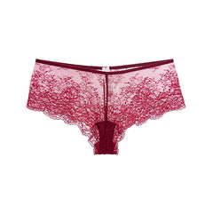 Fleurs délicates shorty bordeaux