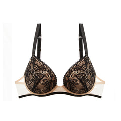 S'épanouir soutien-gorge push up rembourré bicolore