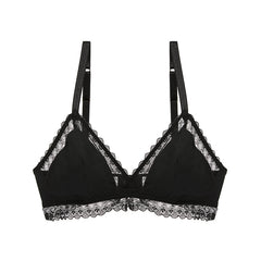 Pure graphic single layer wireless bralette