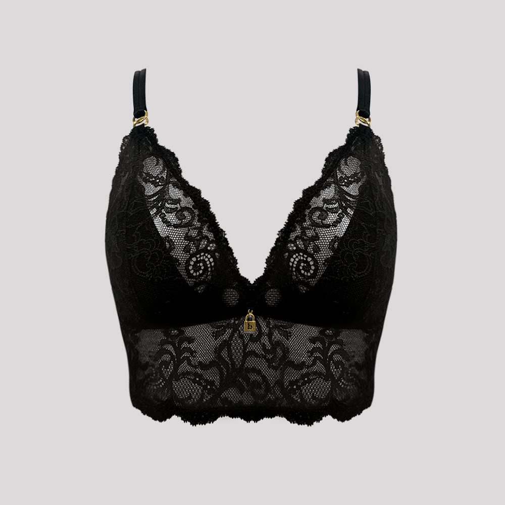 Desir Désir absolu soutien-gorge triangle bralette avec métalliques – Barbara ...